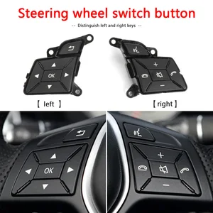 Image 5 - 1 Pcs Car Steering Wheel Switch Button for Mercedes Benz C W204 2011 2014 Multi functional Steering Wheel Auto Button