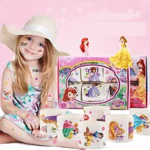 Детские индивидуальные наклейки-тату водонепроницаемые Замороженные Принцесса София принцесса