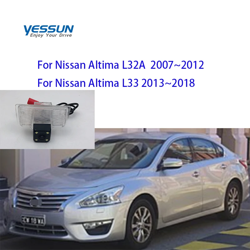 Yessun для Nissan Altima L32A 2007~ 2012 для Nissan Altima L33 автомобильный CCD светодиодный резервный задний вид камера автомобильный монитор парковки