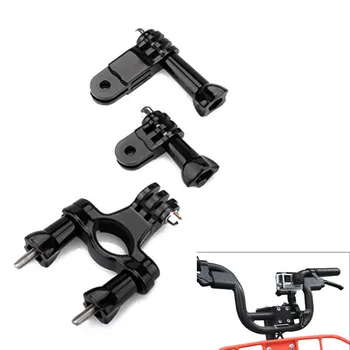

Small Bicycle Adjustable Bracket Motorcycle Handlebar Pole Mount Clamp for Gopro Hero 8/7/6/5/4/3/3+/2/1 Xiaomi Yi
