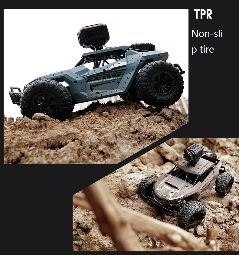 4WD Электрический радиоуправляемый автомобиль внедорожник высокоскоростное управление мобильным телефоном в режиме реального времени передача изображения игрушки для детей детские подарки