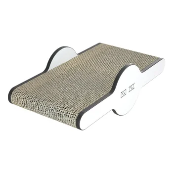 

1 Pc Cat Scratching Board Multifunction Sleeping Nest Scratch Board Corrugated Paper Cat Scratch Board for Home Pet (White)