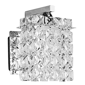 

1Pc Bedside Crystal Wall Lamp Bedroom Corridor Wall Lamp Modern Home Crystal Wall Lamp without Light