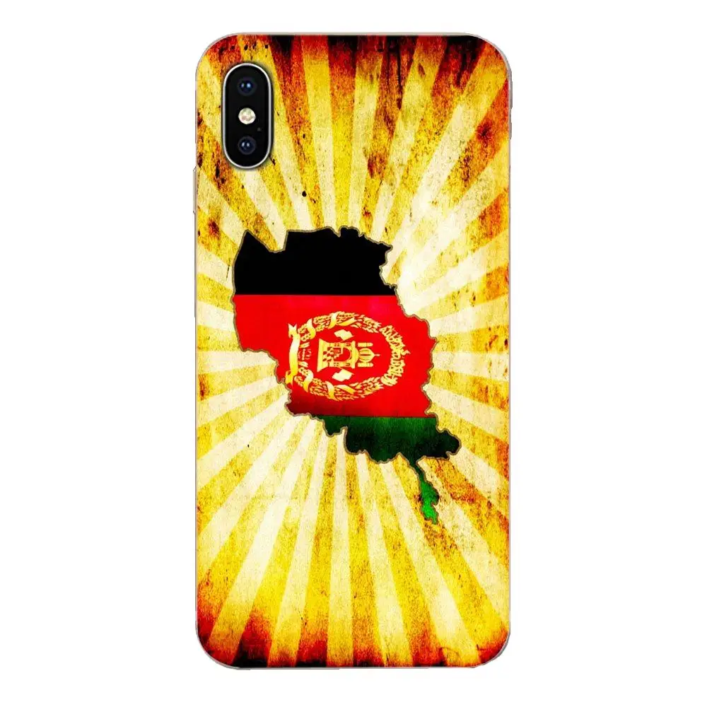 as picture Флаг Афган АФ флаг баннер для Apple iPhone 4 4S 5 5C 5S SE 6 6S 7 8 11 Plus Pro X XS Max XR окрашенный чехол для телефона - Цвет: as picture