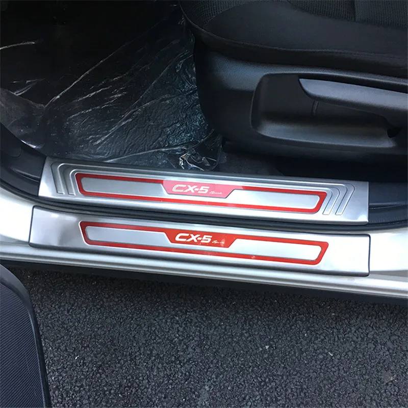 Аксессуары для Mazda CX-5 CX5, Накладка на порог, накладка на педаль из нержавеющей стали, накладка на педаль