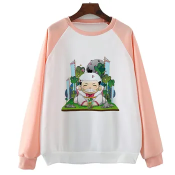 

Fukusuke And The Magical Hoody Autumn Spring Fashion Hoodies Casual Print O-Neck Print Female Top Pullovers