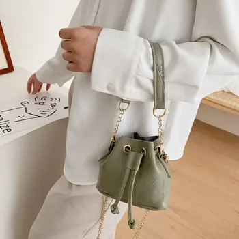 

Mini Bag Women's Bag 2020 New Summer Hipster Fashion Bucket Bag Chain Messenger Bag