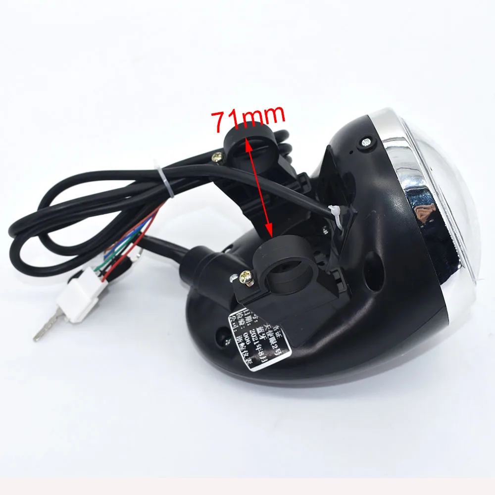 motorcycle 60V headlight speaker with bluetooth display for Citycoco motorcycle electric scooter - Image 5