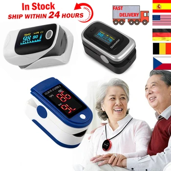 

Blood Oxygen Monitor Fast Shipping Within 24hours (without Battery) Finger Pulse Oximeter Oxygen Saturation Monitor