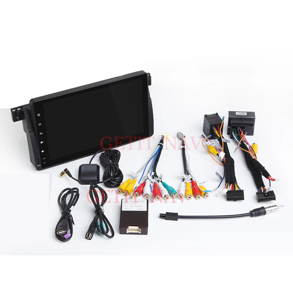 Excellent 9" IPS Screen Android 9.0 Car Radio for BMW E46 M3 318i 320i 325i with MirrorLink auto multimedia Stereo Navi RDS DVR SWC BT SD 5