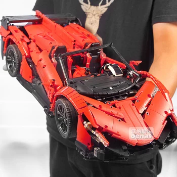 

Mould King Technic 13079 App RC Car Model MOC-10559 Veneno Roadster with Motor Function Building Blocks Bricks Kids Rc Toys Gift