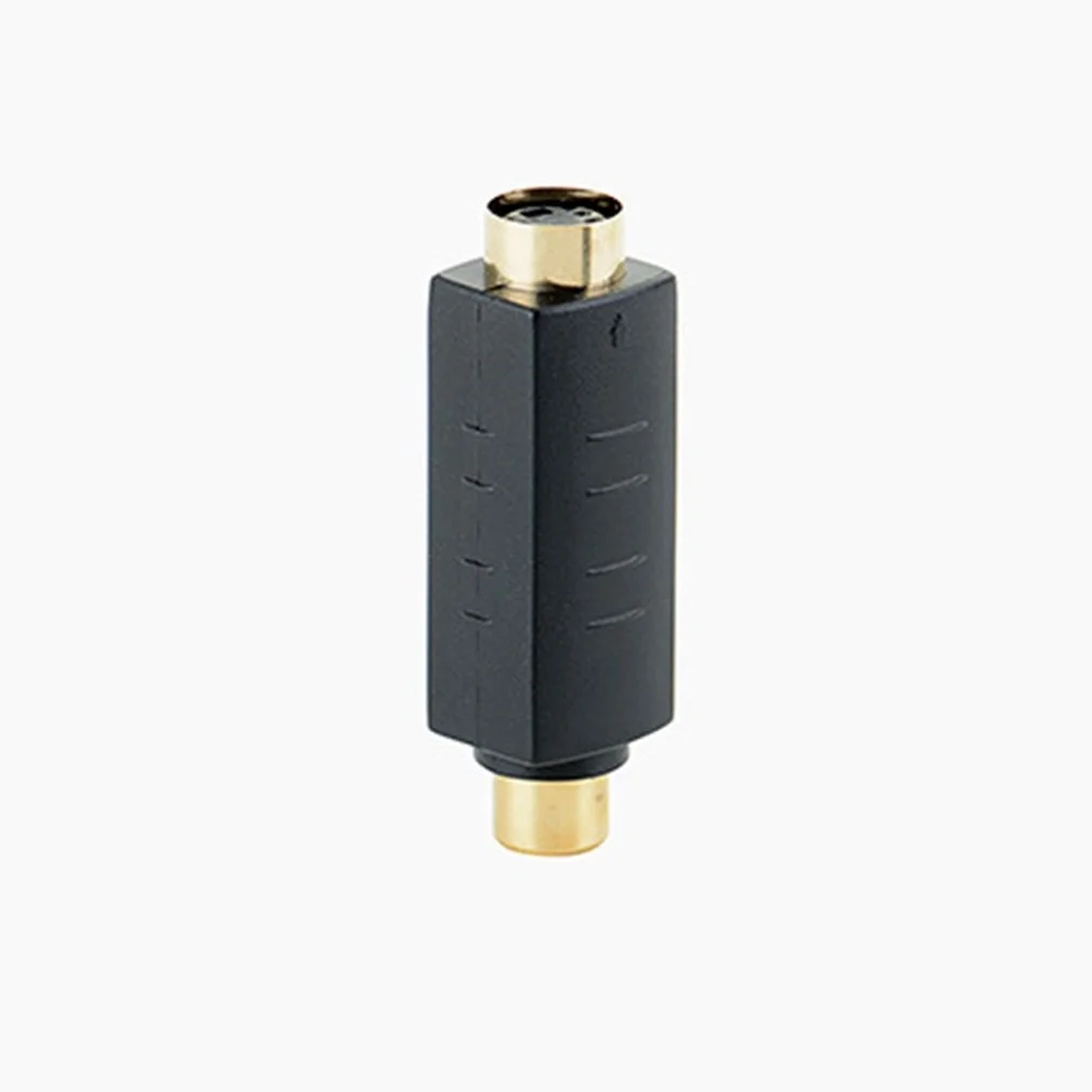 RCA Female Composite to 4 pin S-Video svideo Female Adapter Adaptor Converter Connector Video Terminal Revolution RCA Mother AV