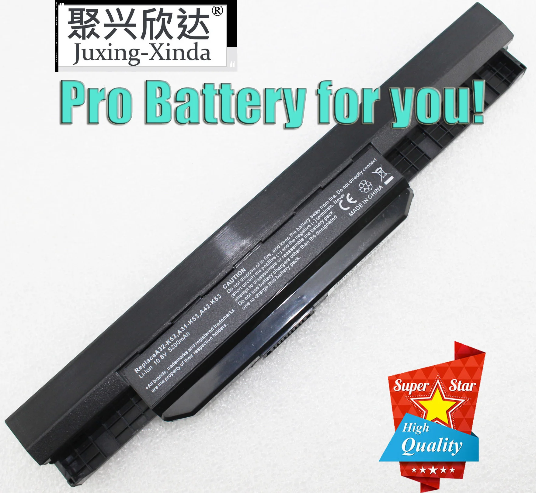 Аккумулятор для ноутбука Asus A32-K53 A42-K53 A31-K53 A43 A53 K43 K53 K53S X43 X44 X53 X54 X84 X53SV X53U X53B X54H K53u A83 |
