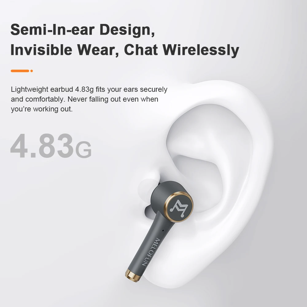 Melofun PowerPods Deep Bass Bluetooth 