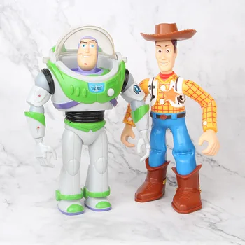 

Disney cartoon Toy Story Buzz Lightyear woody Action Figures Collectible Model Toys For Children