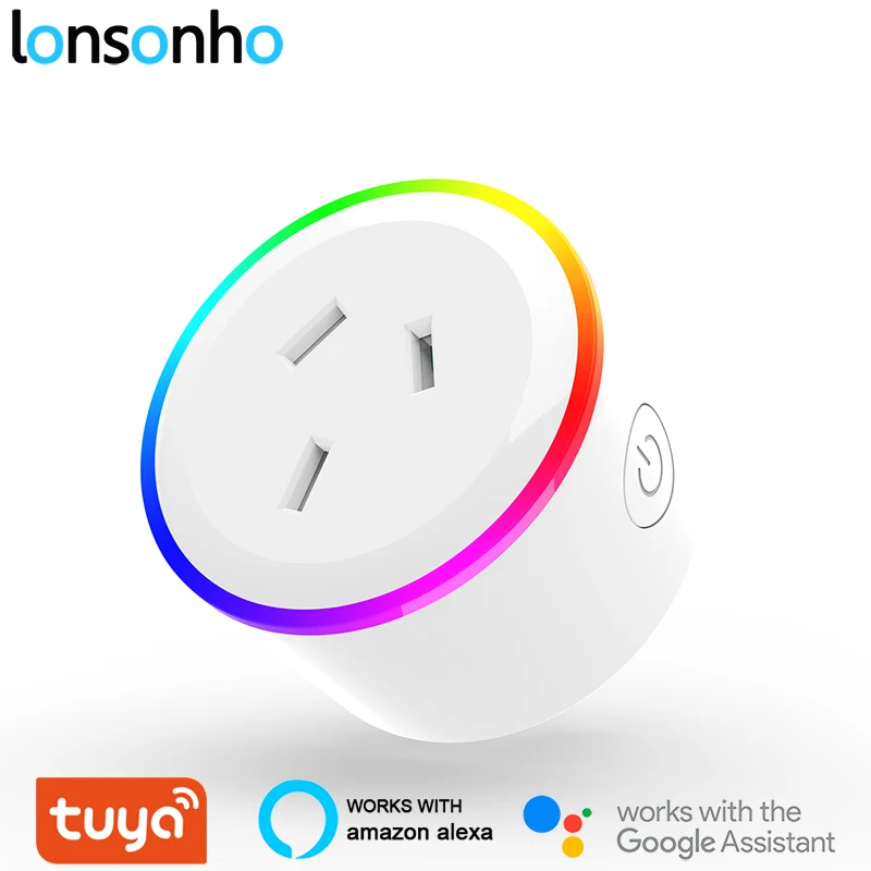 

Lonsonho Smart Plug Wifi Smart Socket Australia New Zealand AU Plug Tuya Smart Life App Works With Alexa Google Home Mini