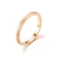 2mm Rose gold