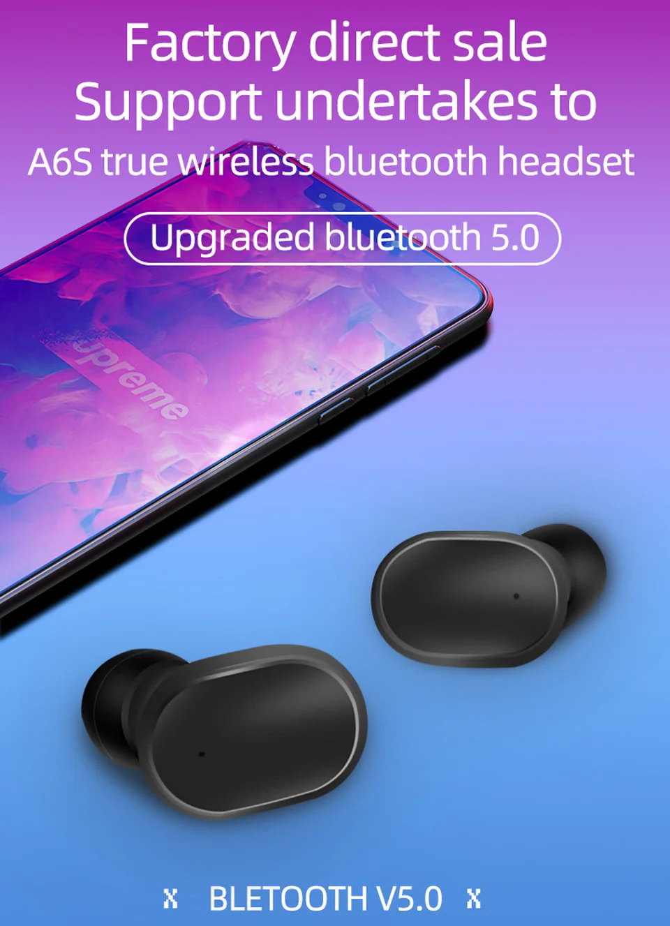 Bluetooth наушники против Redmi Airdots беспроводные наушники 5,0 TWS наушники с шумоподавлением микрофон для iPhone Xiaomi huawei samsung