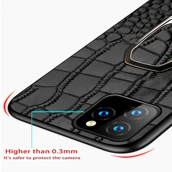

Magnetic Ring Stand Cover phone case For iphone 11 pro max x xs max soft Shockproof Leather shell For 6 6S 7 8 Plus Shell Case