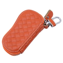 Кожаный чехол-кошелек для ключей, чехол-ключница для ключей, чехол для ключей, мини-сумка для карт, брелок для ключей для мужчин и женщин, органайзер для ключей