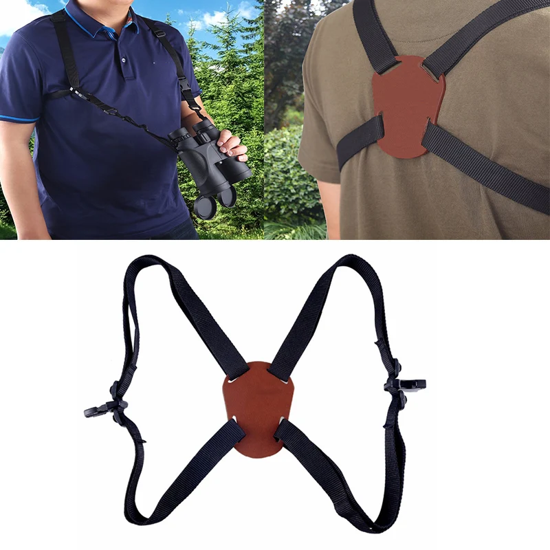 X Shaped Harness Strap Elastic Durable Binoculars Carrier Elastic