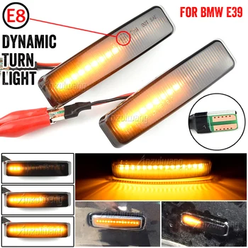 

For BMW 5 Series E39 (09.1995-06.2003) Side Marker LED Dynamic Turn Signal Light Flasher Flowing Water Blinker Flashing Light