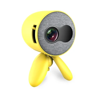 

Aibecy YG220 Mini LED Projector 1080P Projector Video Player Built-in Speaker with AV/USB/HD/TF Card/Audio Out Interface