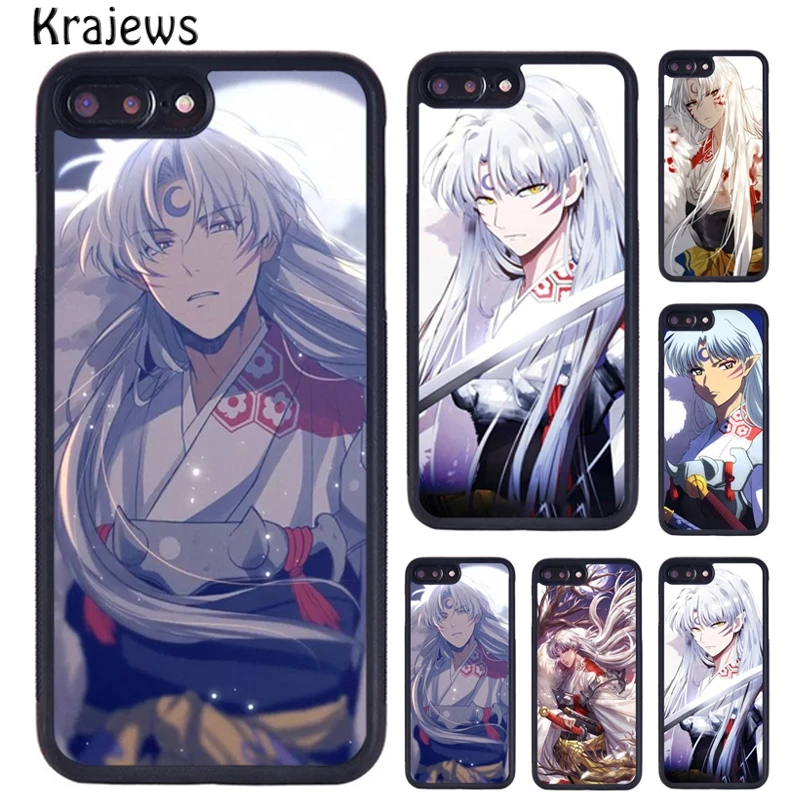 Мягкий ТПУ чехол для телефона krajew Sesshoumaru Inuyasha iPhone 5 6S 7 8 Plus 11 12 13 Pro X XR XS Max Samsung Galaxy S8 S9