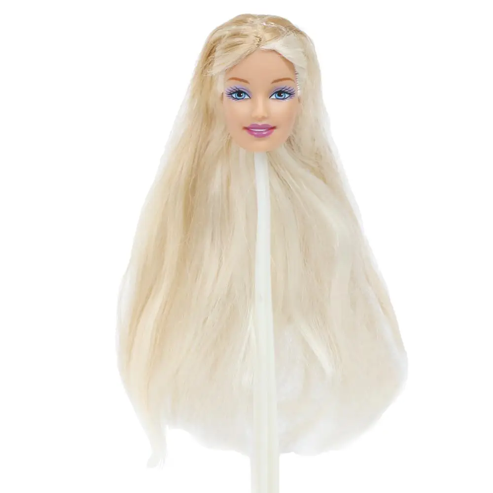 Элегантная кукла-голова для девочки 1" Коллекция 1/6, модный макияж, длинные прямые волосы, куклы, аксессуары, детская игрушка