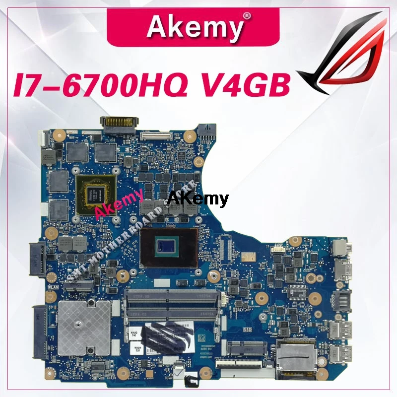 

G551VW Motherboard I7-6700HQ V4GB For ASUS G551V FX551V G551VW FX51VW laptop Motherboard G551VW Mainboard G551VW Motherboard