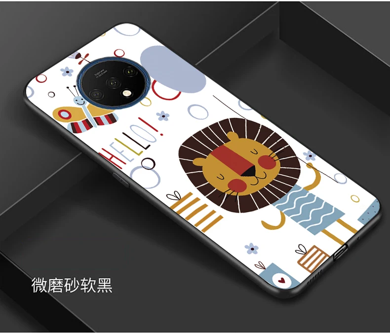 Чехол для OnePlus 7 T, Мягкий ТПУ силиконовый Модный чехол для OnePlus 7 T Pro, задняя крышка для телефона One Plus 7 T Pro 7 T, Coque Capas