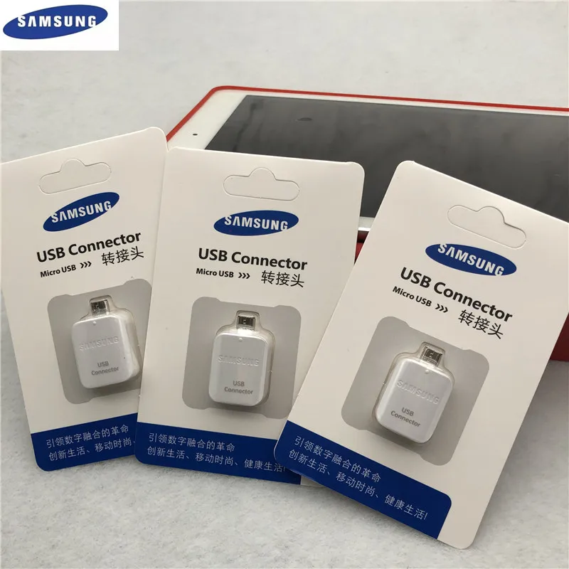 Оригинальный адаптер для передачи данных Micro USB OTG Samsung Galaxy S5 S6 S7 Edge Note 4 5 J3 J5 J7