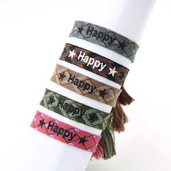 

Ethnic Embroidery Tassel Bracelet For Women Men Handmade Braided Bracelets Couple Friendship Bracelet Bohemian Jewelry 2020