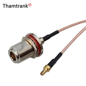 

1PCS N Female Jack to CRC9 Male Straight RF Wire Connector Cord Assembly RG316 Pigtail Cable 15cm 6" RF Coaxial Cable