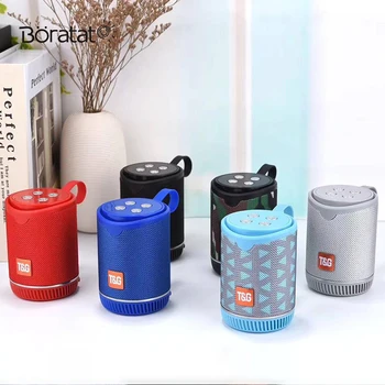 

Mini Portable Bluetooth Speaker Wireless Outdoor Stereo Subwoofer Column Speakers Card Radio Audio With TF FM