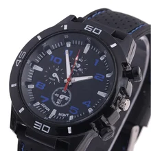 

Casual Men Fashion Sports Silicone Strap Wrist Watch Simple Jewelry Femme