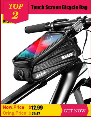 Sale WILD MAN Road Bicycle Handlebar Bag Rainproof Cycling Front Top Tube Bag MTB Repair Tool Bag Bike Saddle Bag Sacoche Velo 1