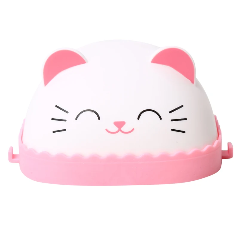 Animal Shelf Portable Soap Dishes Cartoon Bathroom Rack Traceless wall-mounted Soap Box Holder Rack Bathroom Products