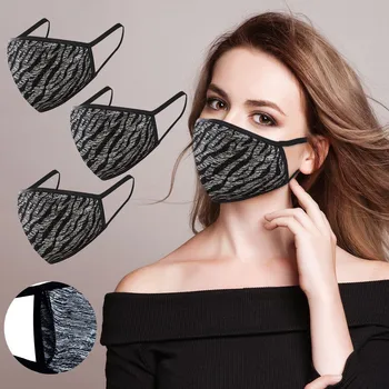 

3pc Facemask Washable Protect Face Cover Outdoor Cycling Bike Maske Earloop Men Women Fabric Masque Facemask Reusable tapabocas