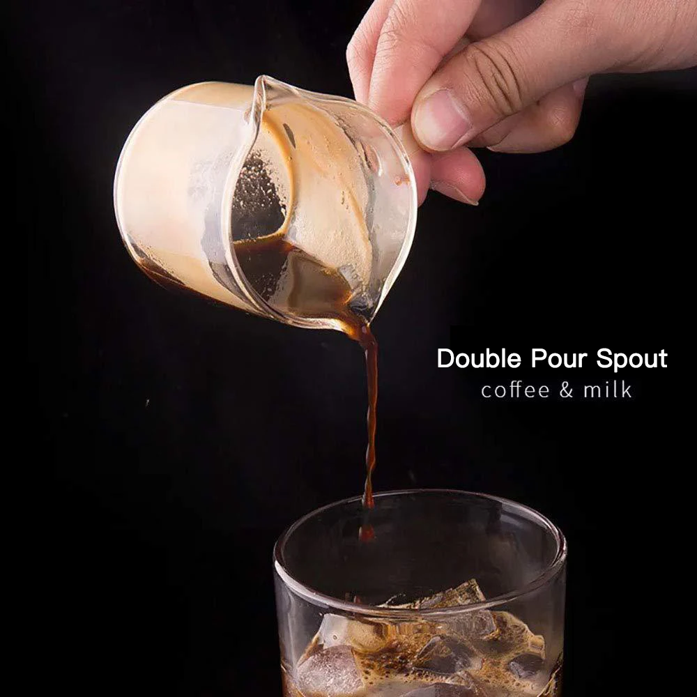 Measuring Cup Double Pour Spout Heat Resistant Glass 75ml