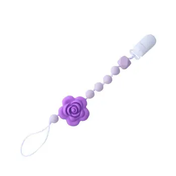 

Baby Teether Bracelet Molar Stick Non Toxic solid color Silicone Bite Stick Cute Animal Pattern Toy