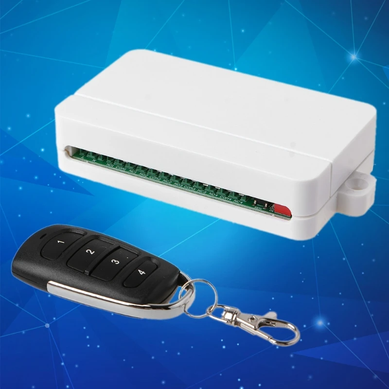 

AC 85V-250V 4CH WiFi Remote Switch Garage Door Receiver and RF Remote Controller