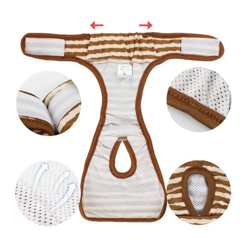 Dog Shorts Panties Menstruation Underwear Briefs Jumpsuit Pet Physiological Pant Diaper Sanitary for Female Dog Washable dog diapers pet diapers dog nappies dog shorts