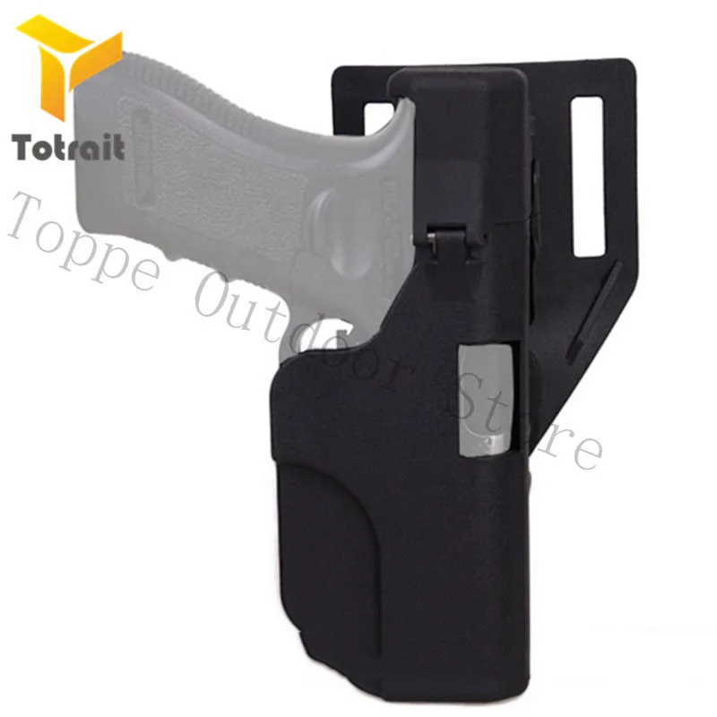 TOtrait Fast Loaded Holster Quick Release Waist Harness Tactical Belt Gun Holster For Glock17/19/22/23/25/31/32/35/37 EM6335