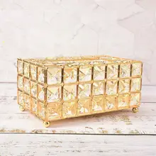 Коробка для салфеток Держатель кристалл куб диспенсер для салфеток спальня офис отель кафе кофе