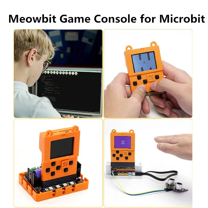 Kittenbot Meowbit Codable Console программируемые игровые консоли для microsoft Makecode Board с 1,8 дюймовым TFT экраном Программирование