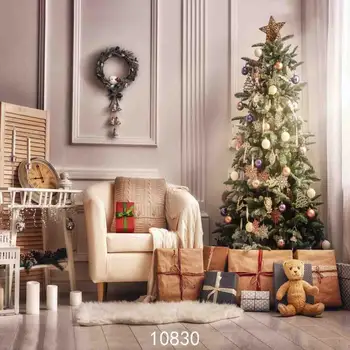 

SHUOZHIKE Vinyl Custom Christmas day Theme Photography Backdrops Studio Prop Background LS-561