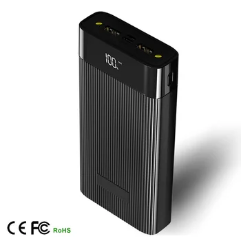 

Mobile Power 30000mah Led Display Light Qc3.0 Fast charging Powerbank USB External battery Poverbankr For Xiaomi