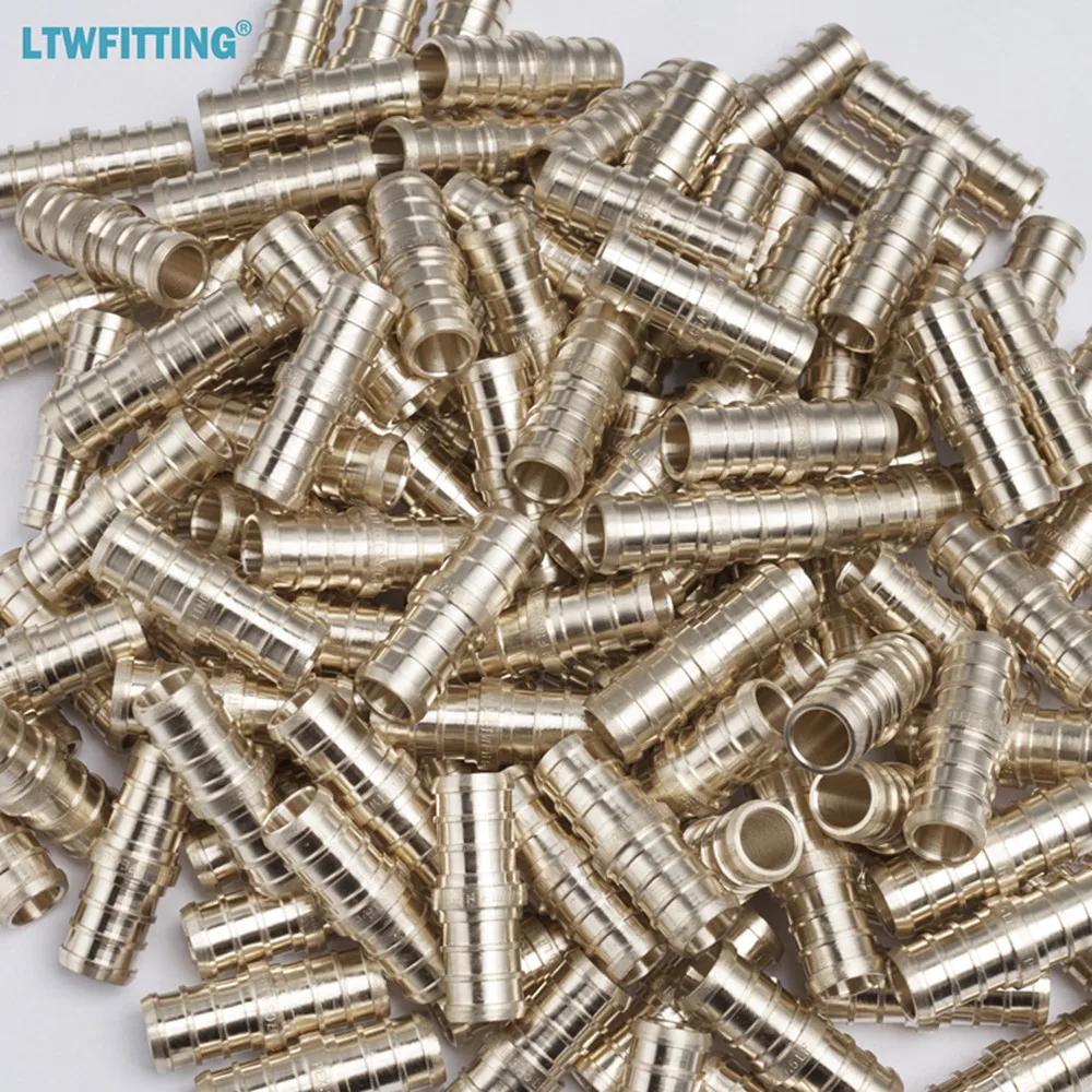 Латунный обжимной фитинг LTWFITTING PEX 1/2 дюйма бессвинцовая муфта PEX|crimp fitting|brass fittingspex