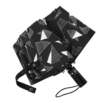 

Automatic Umbrella Women Men Windproof Folding 3 Fold Uv Protection High Quality Rain Sun Umbrella Sombrinha Rain Gear MM60YS